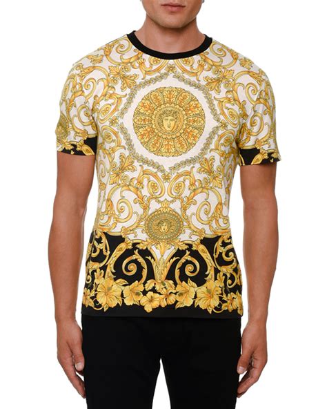 t shirt versace men|authentic versace shirt.